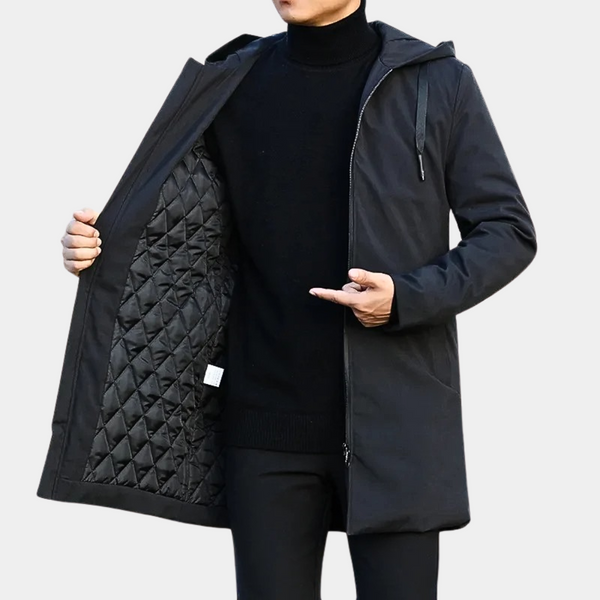 Dario – Imperméable pour homme avec doublure intérieure chaude