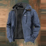 Noah – Blouson aviateur pour homme avec capuche et doublure intérieure chaude